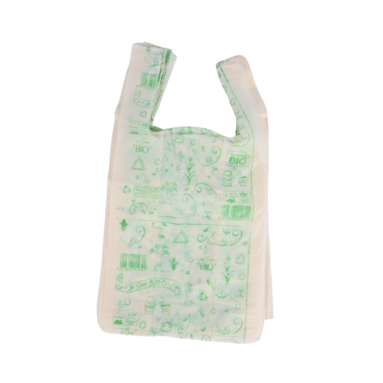 Immagine di SHOPPER COMPOSTABILI FORMATO MINI gr3,6 23+12x40cm