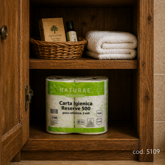 Immagine di CARTA IGIENICA RESERVE PURA CELLULOSA 2 VELI ECOLABEL