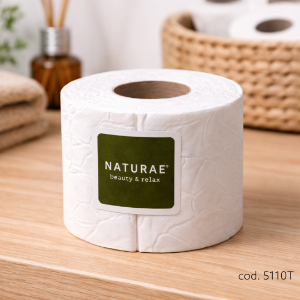 Immagine di ROTOLO ETICHETTE ADESIVE NATURAE PER CARTA IGIENICA 500 pezzi
