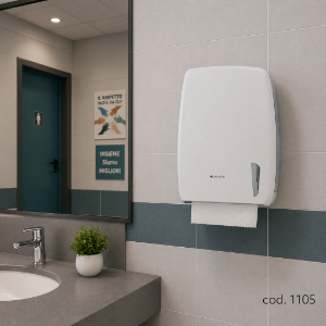 Immagine di DISPENSER BIANCO ASCIUGAMANI V-C