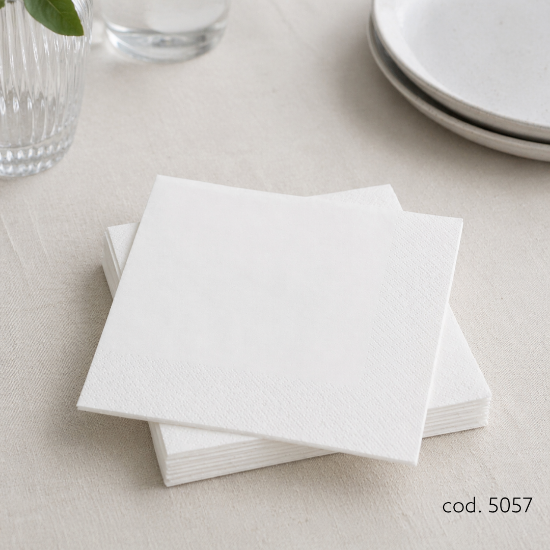 Immagine di TOVAGLIOLO BIANCO 3 VELI 38x38cm ECOLABEL