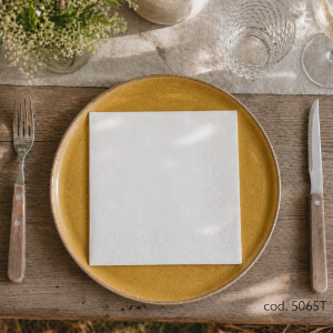 Immagine di TOVAGLIOLO MICROINCOLLATO BIANCO ECOLABEL 38x38cm