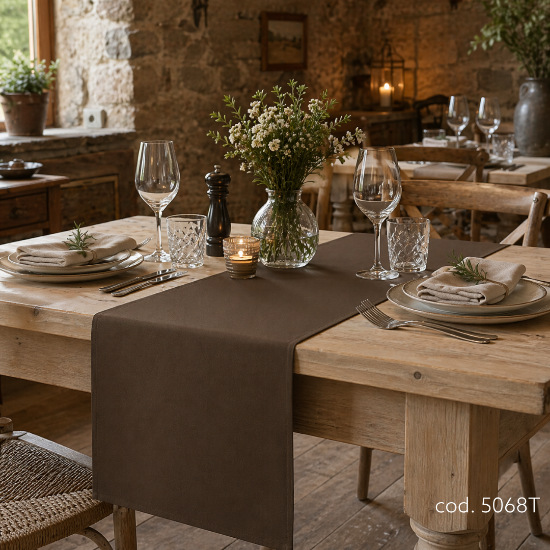 Immagine di TETE A TETE TNT MARRONE 50x120cm