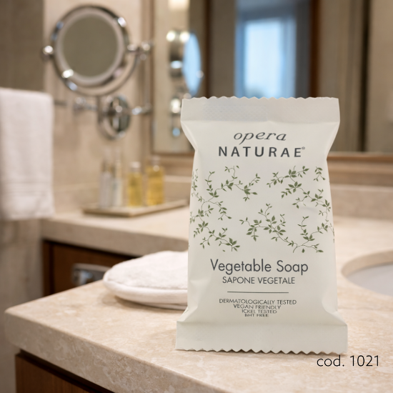 Immagine di SAPONE MASSAGGIANTE IN INVOLUCRO DI CARTA OPERA NATURAE NORDIC ECOLABEL gr.20