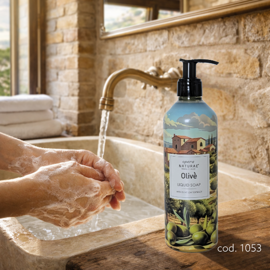 Immagine di FLACONE SAPONE LIQUIDO OLIVE' ml.370