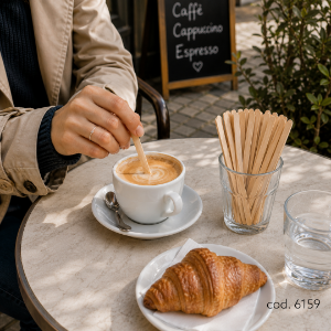 Immagine di PALETTA PER CAFFÈ IN LEGNO CERATO 110mm