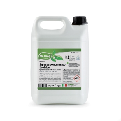 Immagine di SGRASSA CONCENTRATO ECOLABEL tanica kg.5