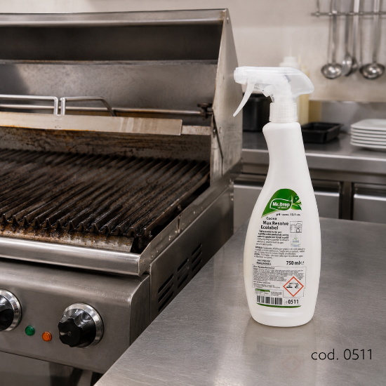 Immagine di MAX RESOLVE ECOLABEL (GRILL) flacone ml.750