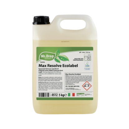 Immagine di MAX RESOLVE ECOLABEL (GRILL) tanica kg.5