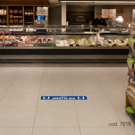 Immagine di ADESIVO CALPESTABILE BLU 100cm