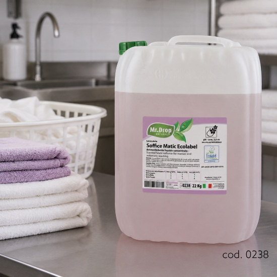 Immagine di SOFFICE MATIC AMMORBIDENTE ECOLABEL tanica kg.22