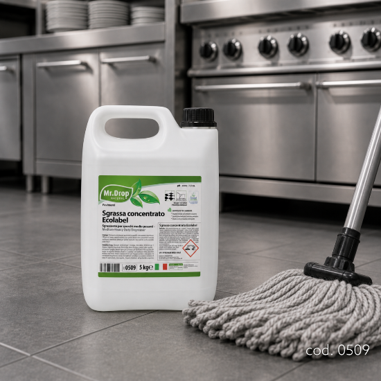 Immagine di SGRASSA CONCENTRATO ECOLABEL tanica kg.5