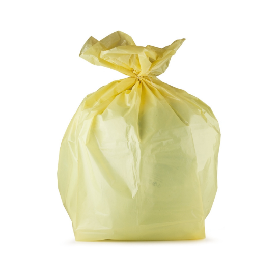 Immagine di SACCHI NU GIALLI LDPE 213lt 54my 110gr 90x120cm